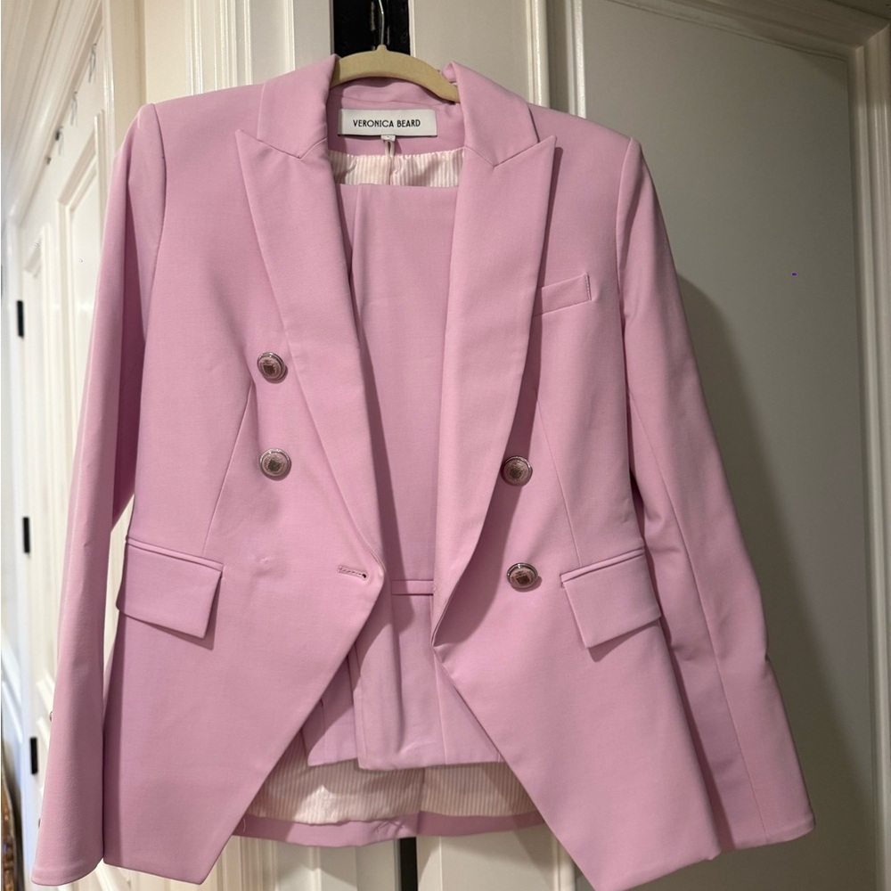 Veronica Beard Soft Pink Jacket and pants